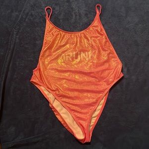 Glitter One piece swimsuit (use to say let’s get drunk)
